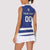 Custom Canada Hockey Team Women Sleeveless Polo Shirt Maple Leaf Blue Version