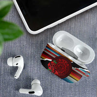 Mexico Aztec Circle AirPods Case Poncho Pattern