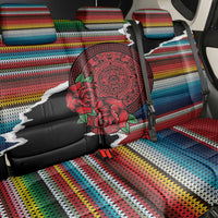 Mexico Aztec Circle Back Car Seat Cover Poncho Pattern