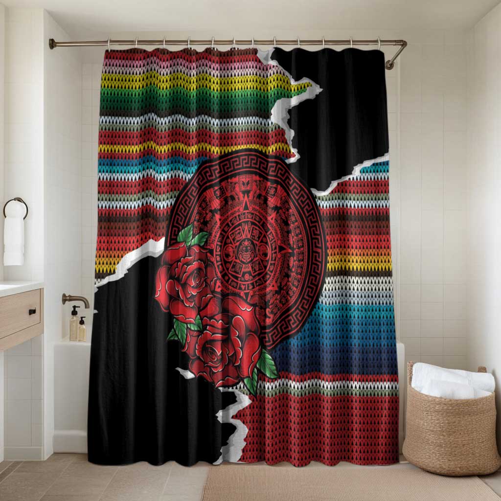 Mexico Aztec Circle Bathroom Set Poncho Pattern