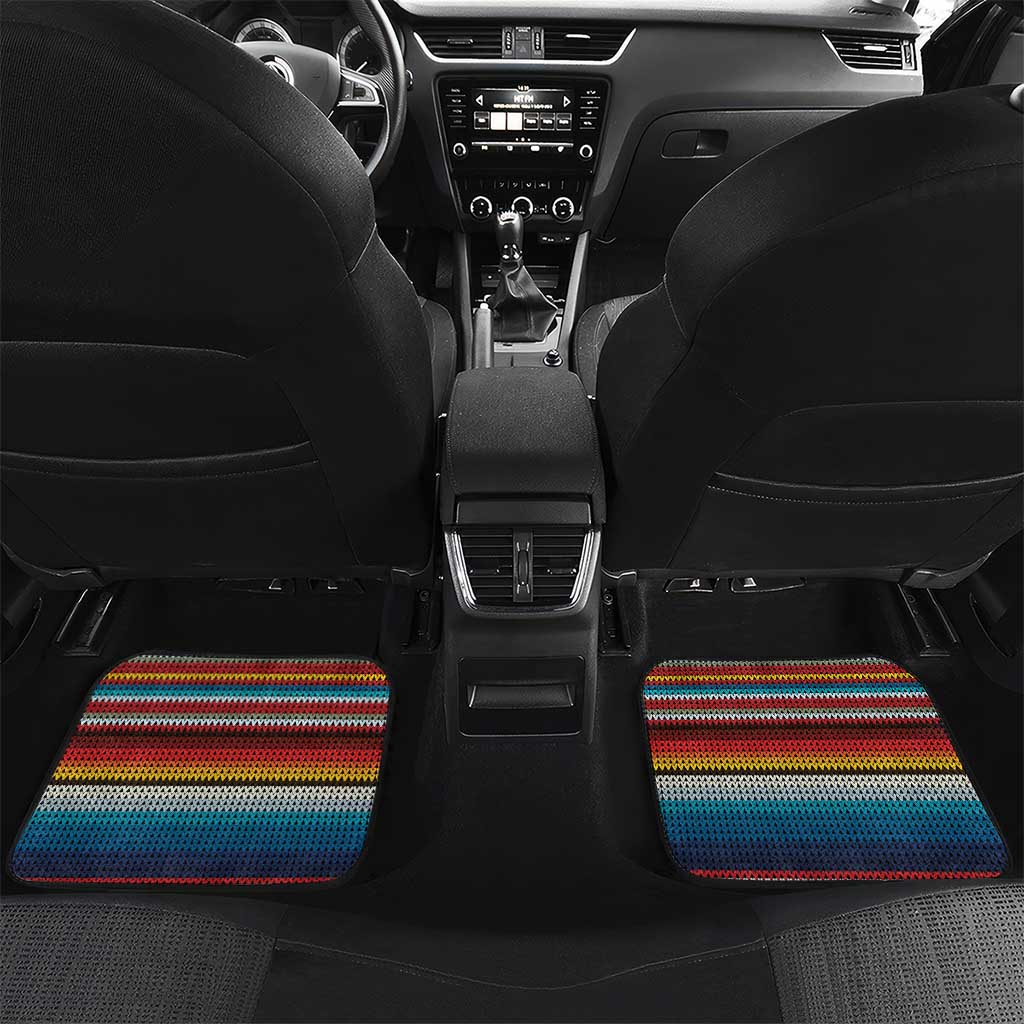 Mexico Aztec Circle Car Mats Poncho Pattern