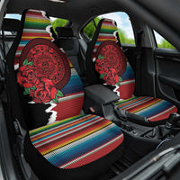 Mexico Aztec Circle Car Seat Cover Poncho Pattern