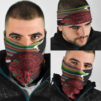 Mexico Aztec Circle Neck Gaiter Poncho Pattern