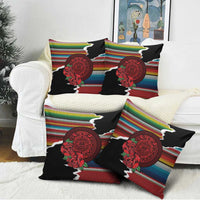 Mexico Aztec Circle Pillow Cover Poncho Pattern