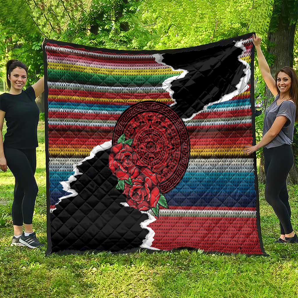 Mexico Aztec Circle Quilt Poncho Pattern