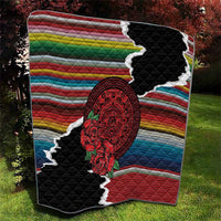 Mexico Aztec Circle Quilt Poncho Pattern