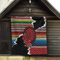 Mexico Aztec Circle Quilt Poncho Pattern