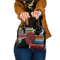 Mexico Aztec Circle Shoulder Handbag Poncho Pattern