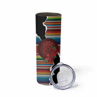 Mexico Aztec Circle Skinny Tumbler Poncho Pattern
