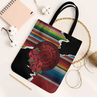Mexico Aztec Circle Tote Bag Poncho Pattern