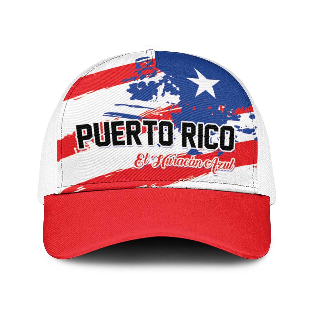 Football 2026 Puerto Rico Baseball Net Cap Come On El Huracan Azul