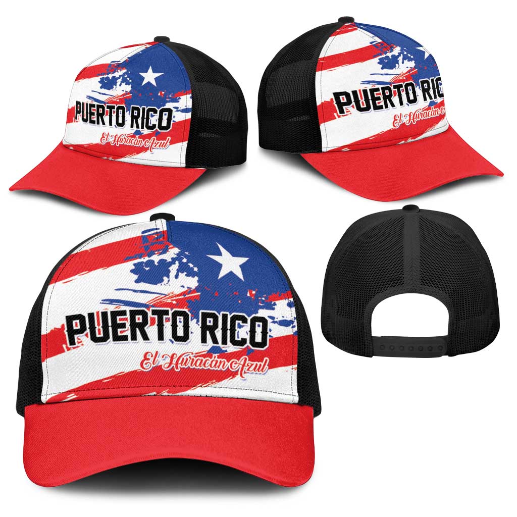 Football 2026 Puerto Rico Baseball Net Cap Come On El Huracan Azul