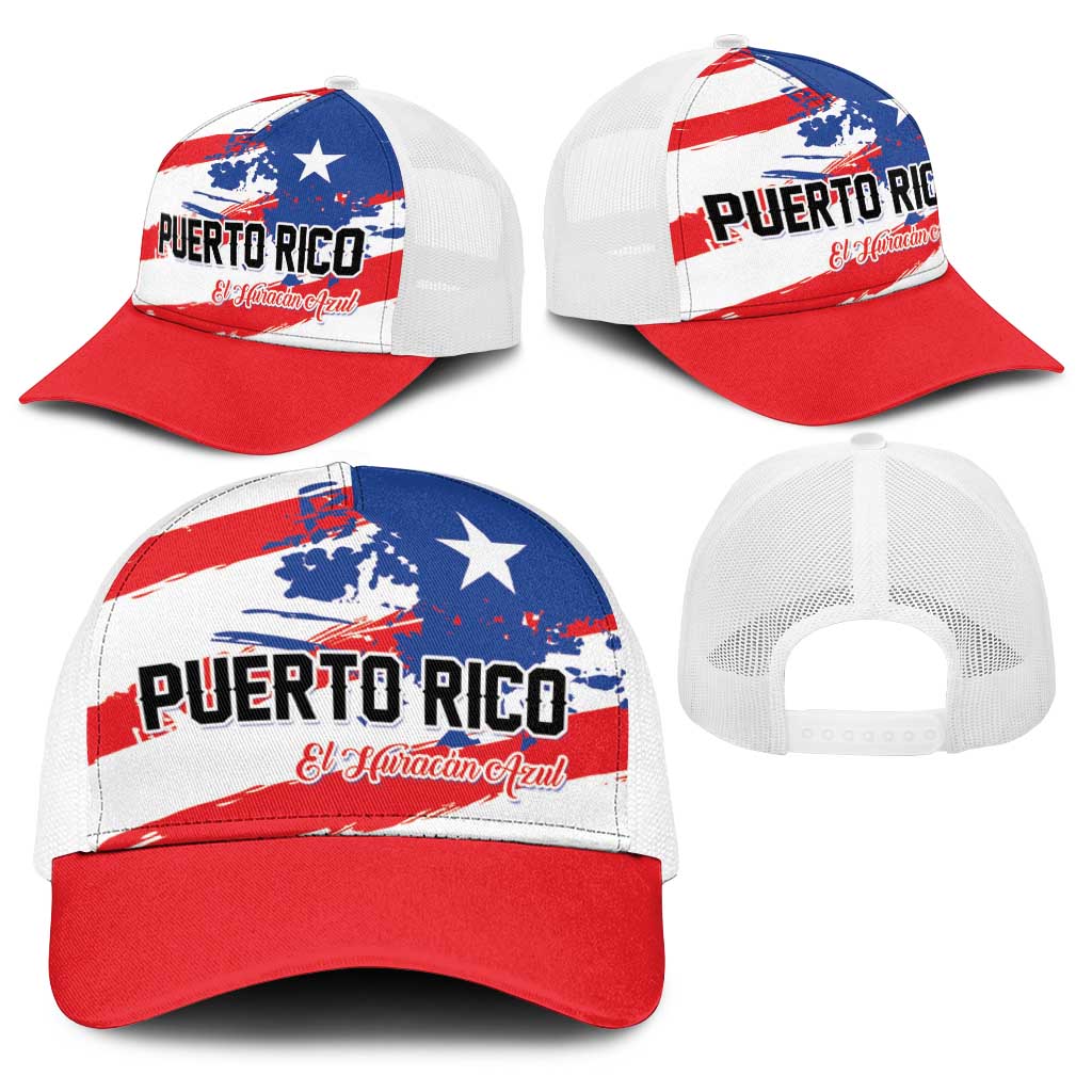 Football 2026 Puerto Rico Baseball Net Cap Come On El Huracan Azul