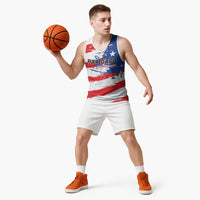 Custom Football 2026 Puerto Rico Basketball Jersey Come On El Huracan Azul