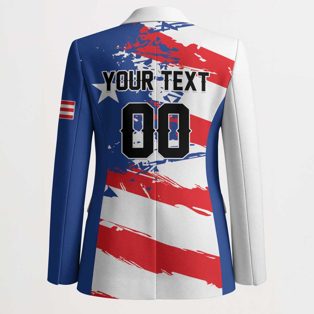Custom Football 2026 Puerto Rico Blazer Come On El Huracan Azul