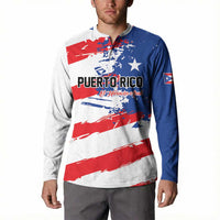 Custom Football 2026 Puerto Rico Button Sweatshirt Come On El Huracan Azul