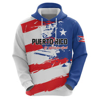 Custom Football 2026 Puerto Rico Hoodie Come On El Huracan Azul