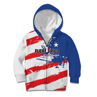 Custom Football 2026 Puerto Rico Kid Hoodie Come On El Huracan Azul