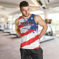 Custom Football 2026 Puerto Rico Men Tank Top Come On El Huracan Azul
