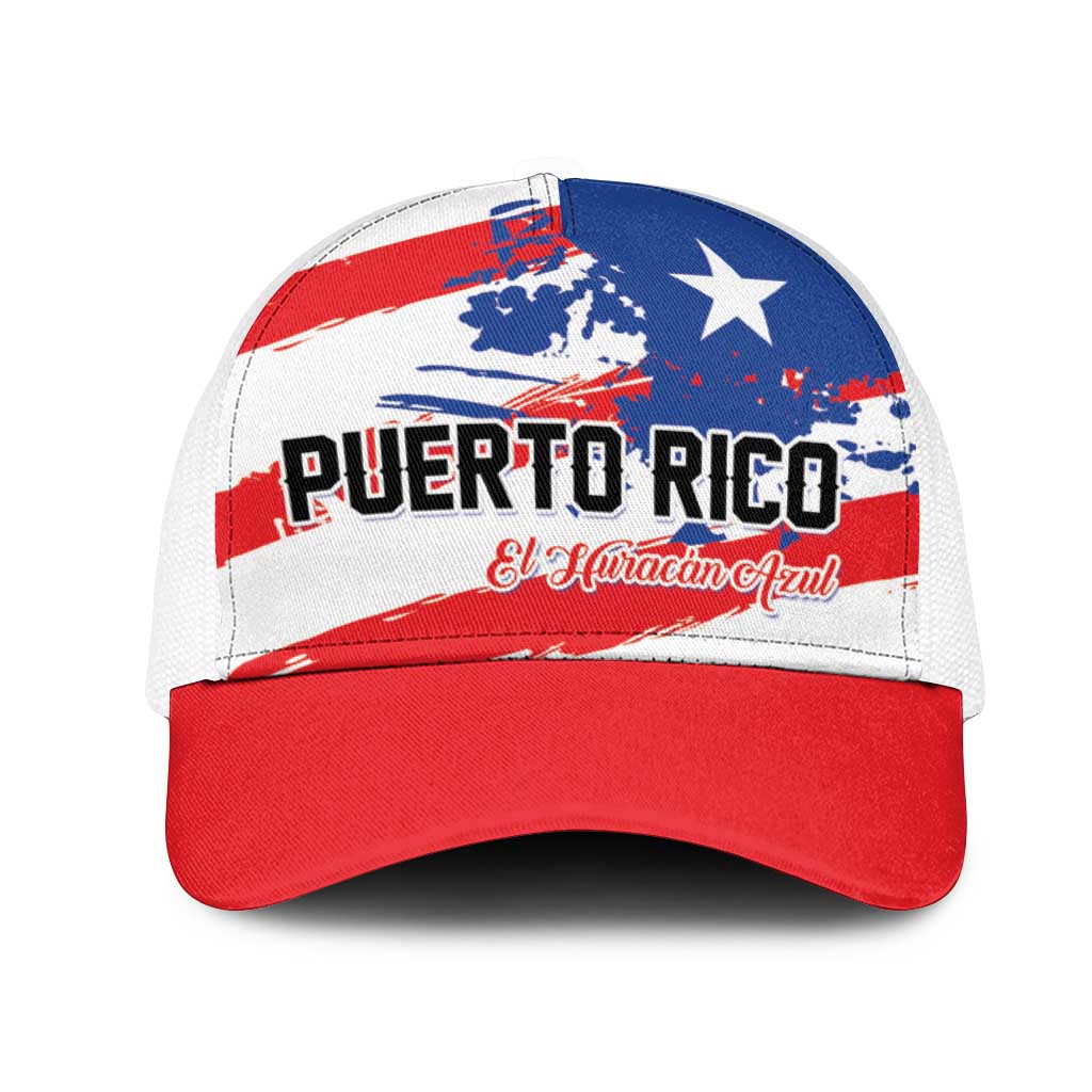 Football 2026 Puerto Rico Mesh Trucker Cap Come On El Huracan Azul