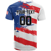 Custom Football 2026 Puerto Rico T Shirt Come On El Huracan Azul