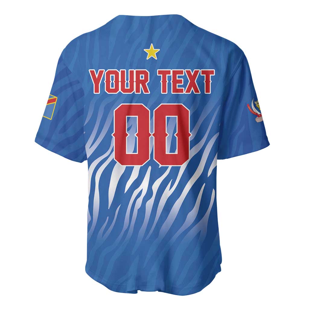 Custom Football 2026 DR Congo Leopards Baseball Jersey Warriors of the Equator