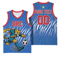 Custom Football 2026 DR Congo Leopards Basketball Jersey Warriors of the Equator