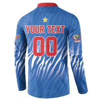 Custom Football 2026 DR Congo Leopards Button Sweatshirt Warriors of the Equator