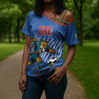 Custom Football 2026 DR Congo Leopards Cross Shoulder Shirt Warriors of the Equator
