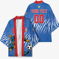 Custom Football 2026 DR Congo Leopards Kimono Warriors of the Equator