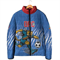 Custom Football 2026 DR Congo Leopards Padded Jacket Warriors of the Equator