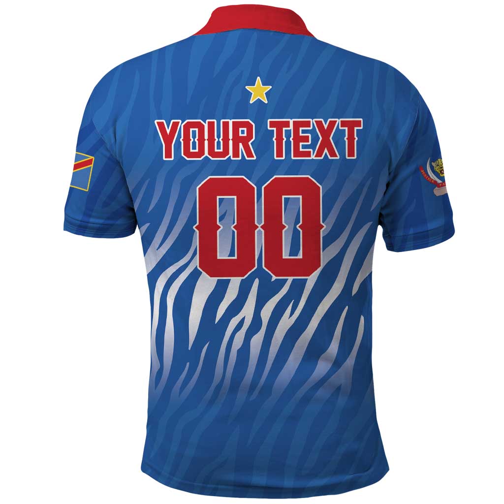 Custom Football 2026 DR Congo Leopards Polo Shirt Warriors of the Equator