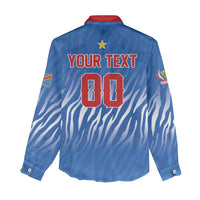 Custom Football 2026 DR Congo Leopards Women Casual Shirt Warriors of the Equator