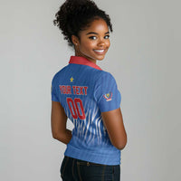 Custom Football 2026 DR Congo Leopards Women Polo Shirt Warriors of the Equator