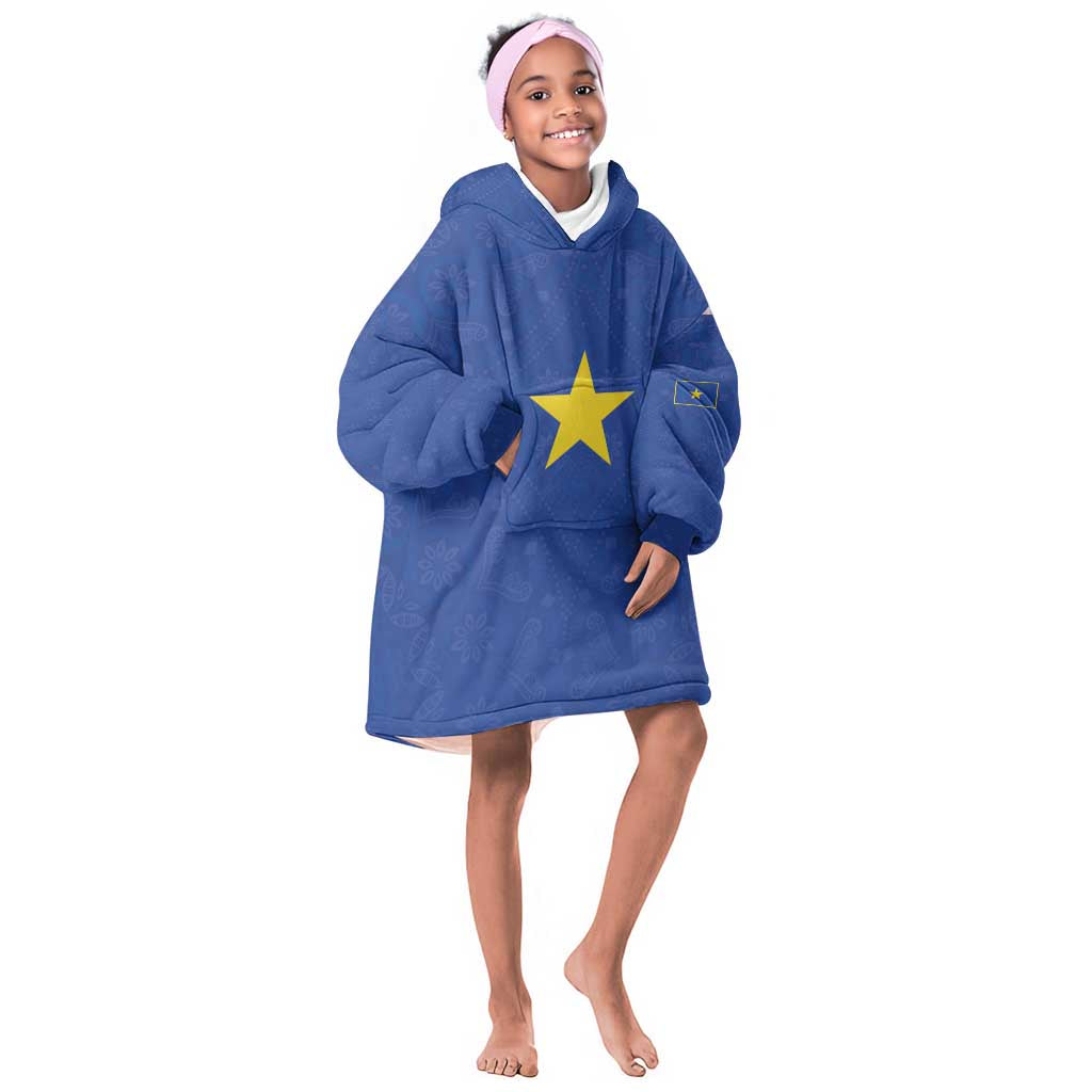 Congo Free State 1885-1908 Kid Wearable Blanket Hoodie Werk en voortgang