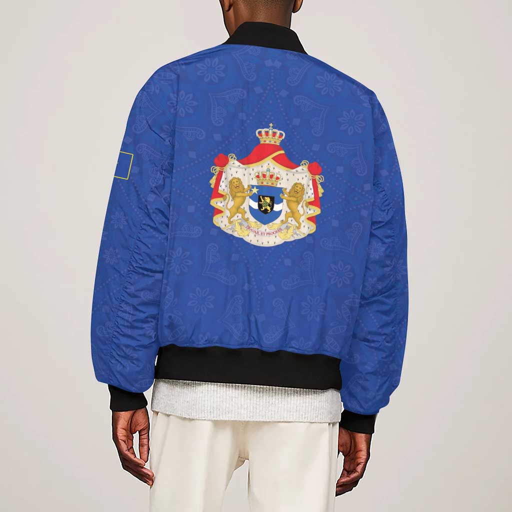 Congo Free State 1885-1908 Sleeve Zip Bomber Jacket Werk en voortgang