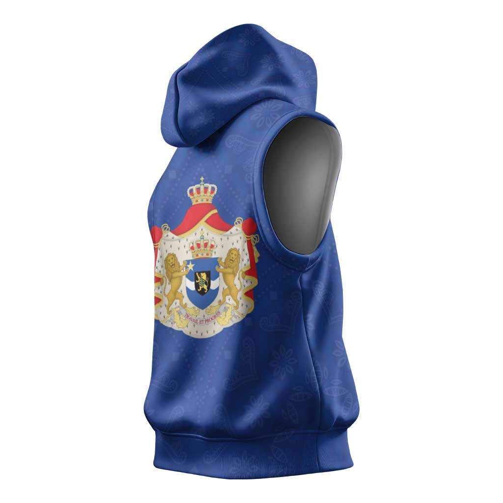 Congo Free State 1885-1908 Sleeveless Hoodie Werk en voortgang