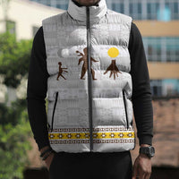 Personalized Kingdom of Kakongo Sleeveless Puffer Jacket Royal Stylized
