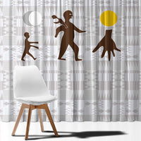 Kingdom of Kakongo Window Curtain Royal Stylized