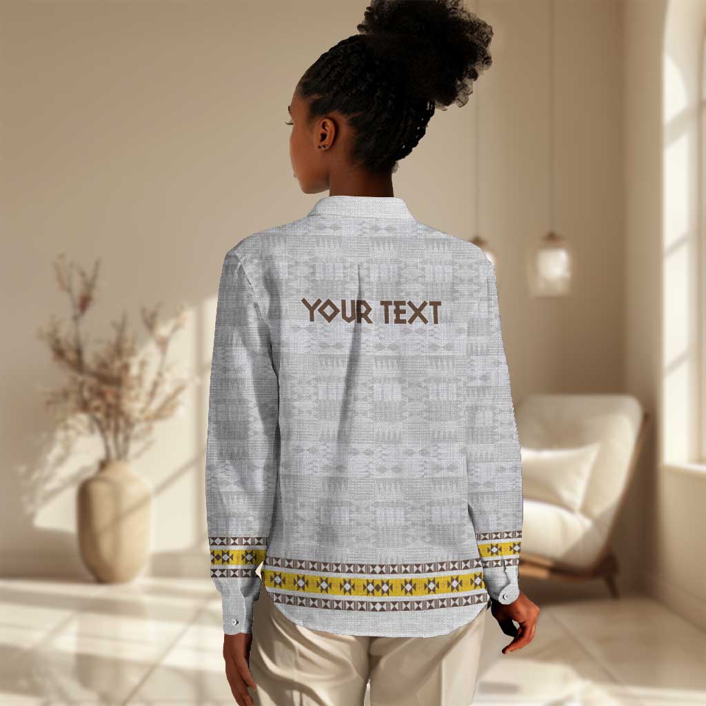 Personalized Kingdom of Kakongo Women Casual Shirt Royal Stylized