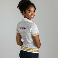 Personalized Kingdom of Kakongo Women Polo Shirt Royal Stylized
