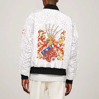 Kingdom of Kongo Sleeve Zip Bomber Jacket Kongo dya Ntotila