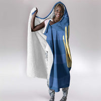 Kingdom of Loango Hooded Blanket African Pattern Flag Stylized