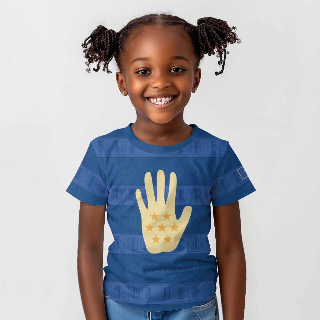 Kingdom of Loango Kid T shirt African Pattern Flag Stylized