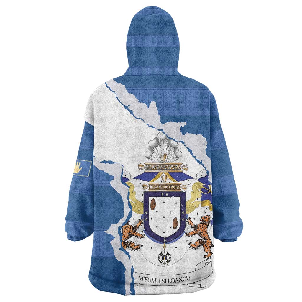 Kingdom of Loango Kid Wearable Blanket Hoodie African Pattern Flag Stylized