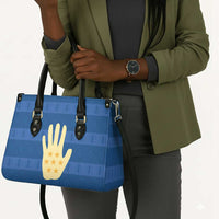 Kingdom of Loango Leather Bag African Pattern Flag Stylized