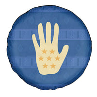 Kingdom of Loango Spare Tire Cover African Pattern Flag Stylized