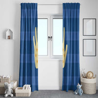 Kingdom of Loango Window Curtain African Pattern Flag Stylized
