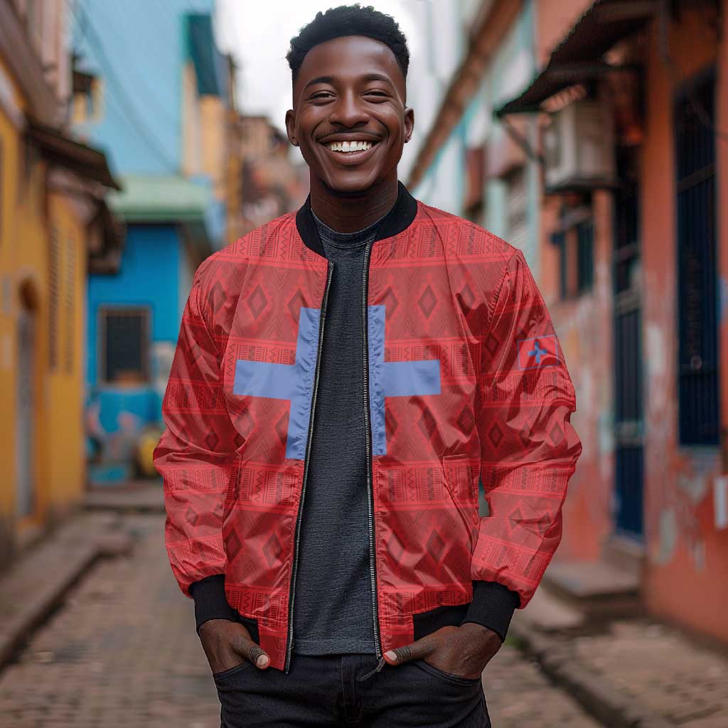 Kingdom of Ndongo Bomber Jacket Utuminu ua Ngola