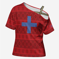 Kingdom of Ndongo Cross Shoulder Shirt Utuminu ua Ngola